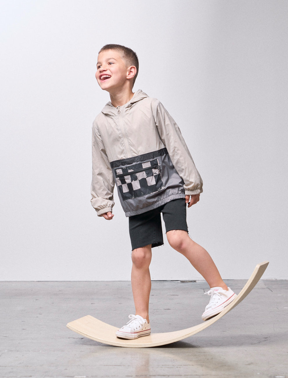 Check Block Windbreaker