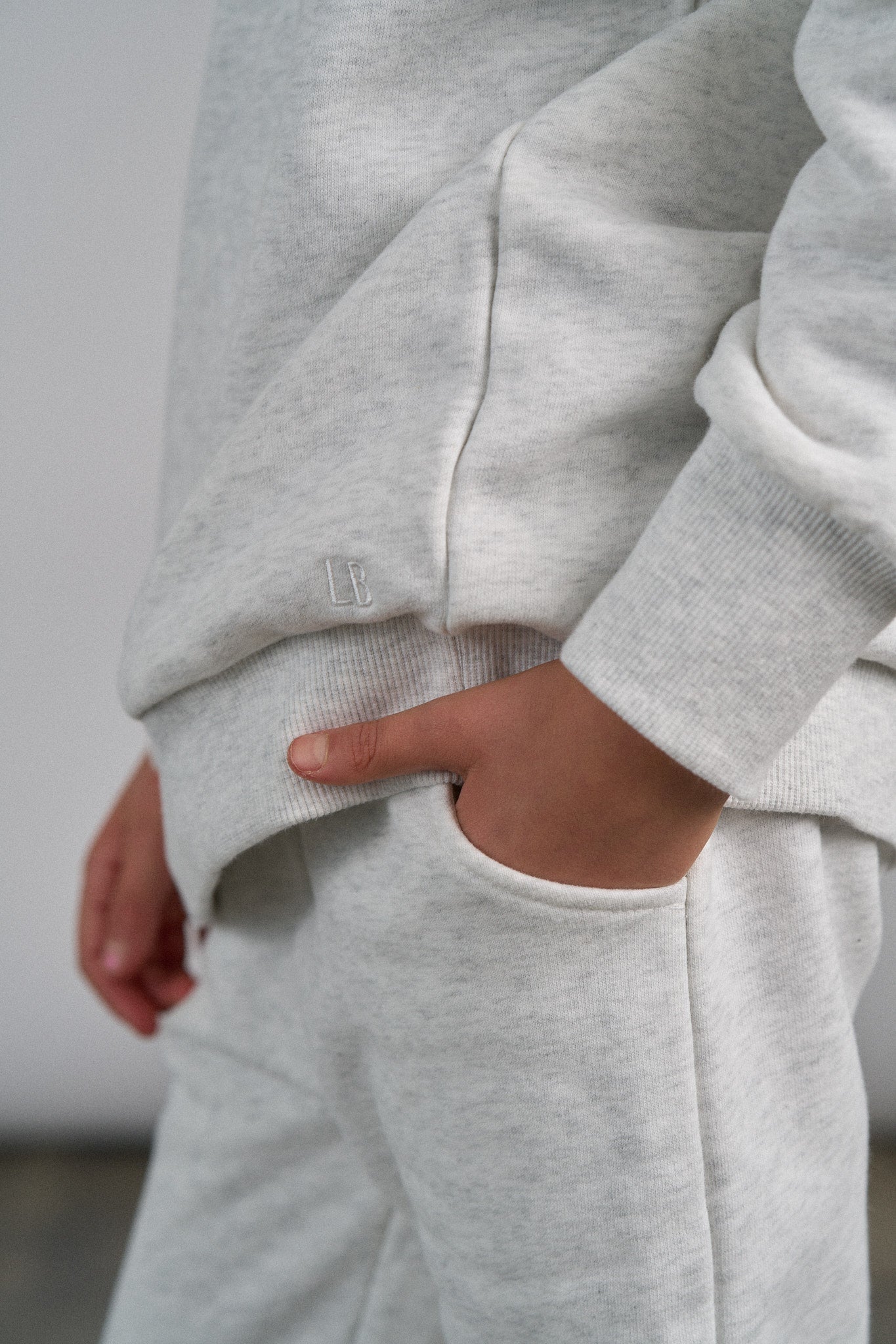 Elevated Crew - Light Heather Grey