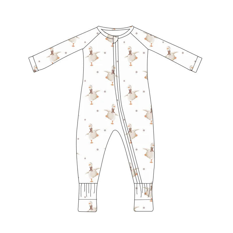 Winter Goose Double Zip Footie