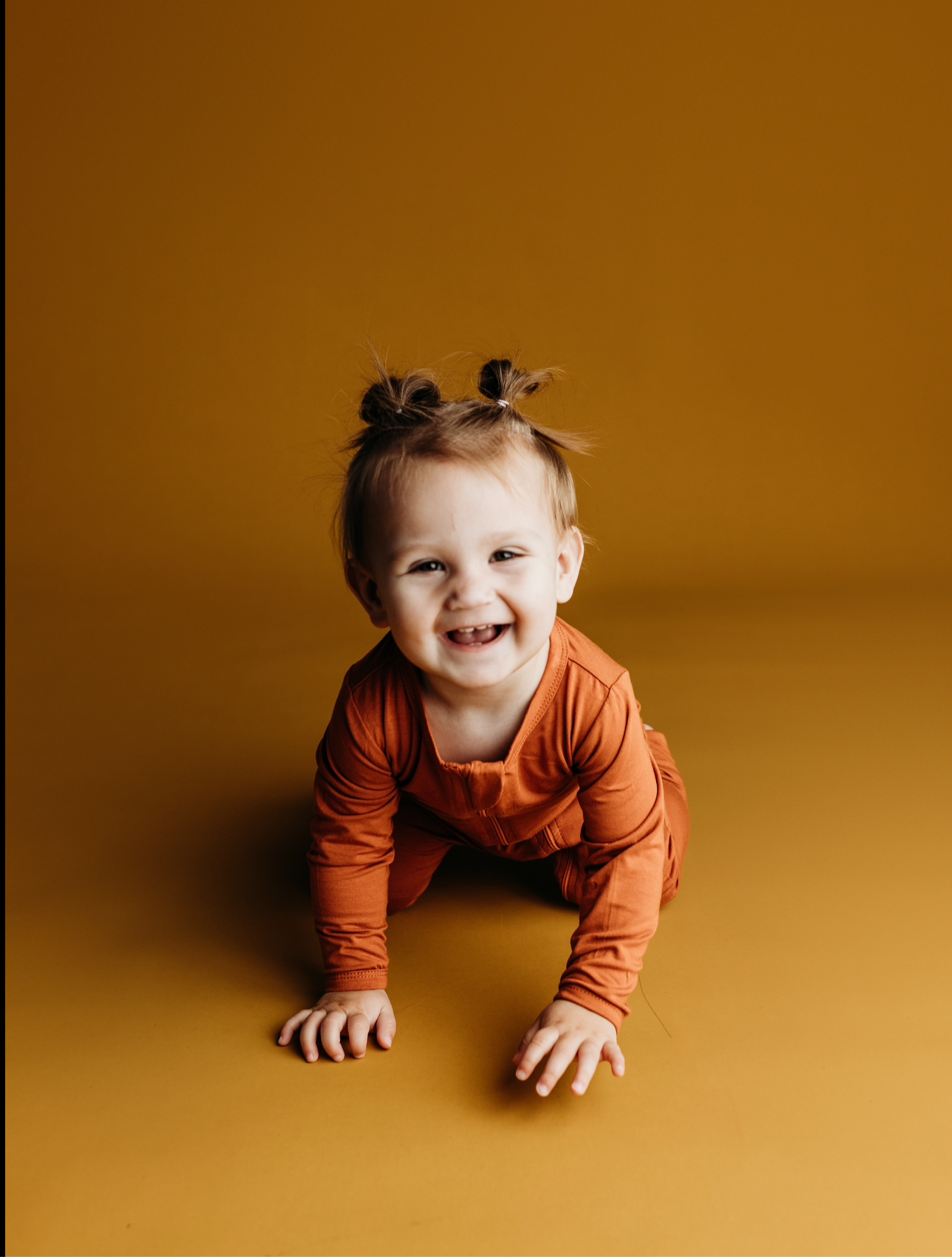 Burnt Orange Convertible Footie