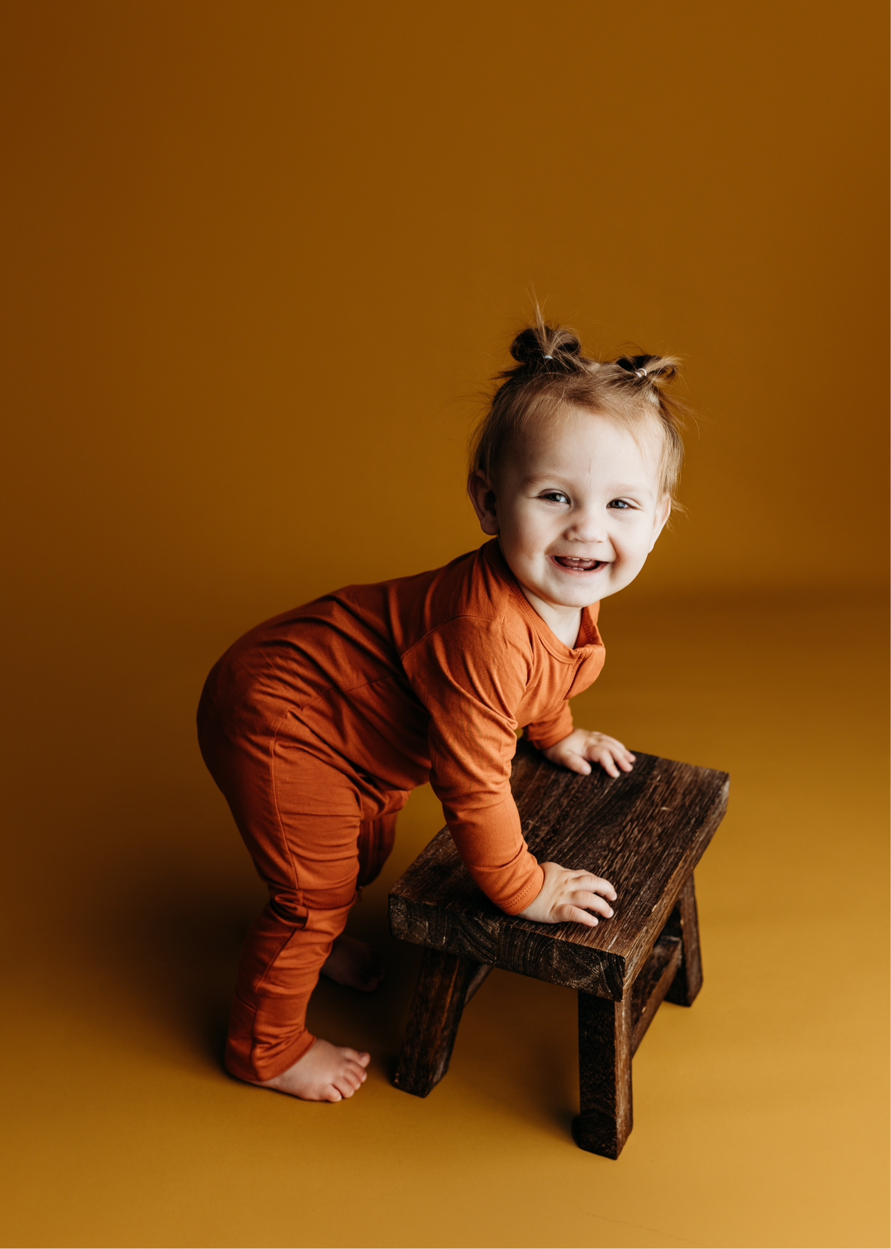 Burnt Orange Convertible Footie