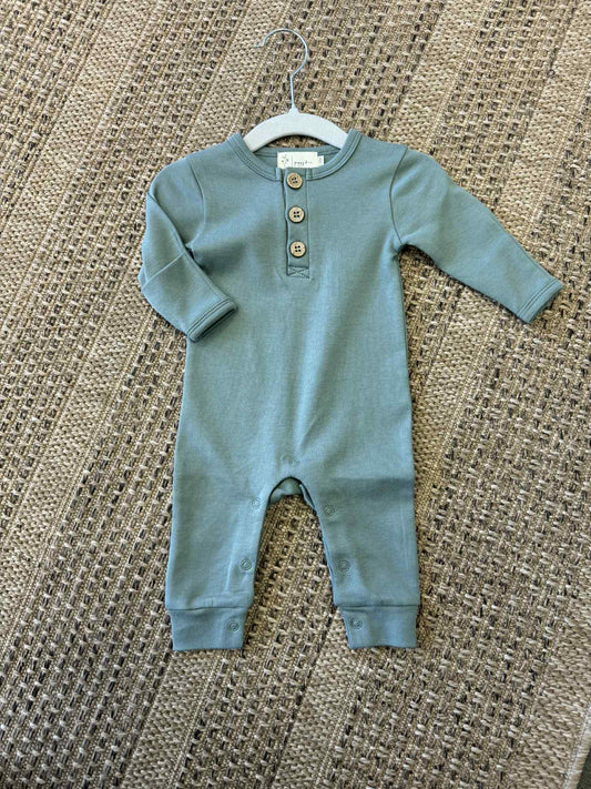 Blue Footless Romper