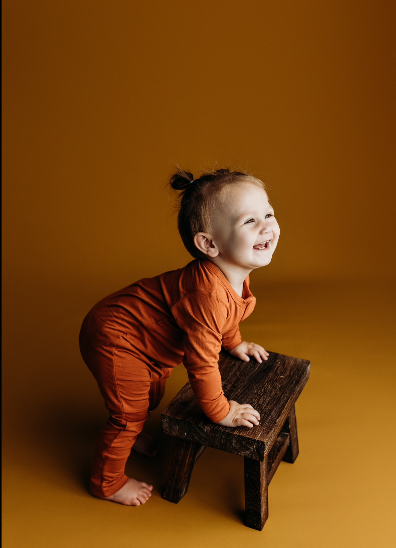 Burnt Orange Convertible Footie