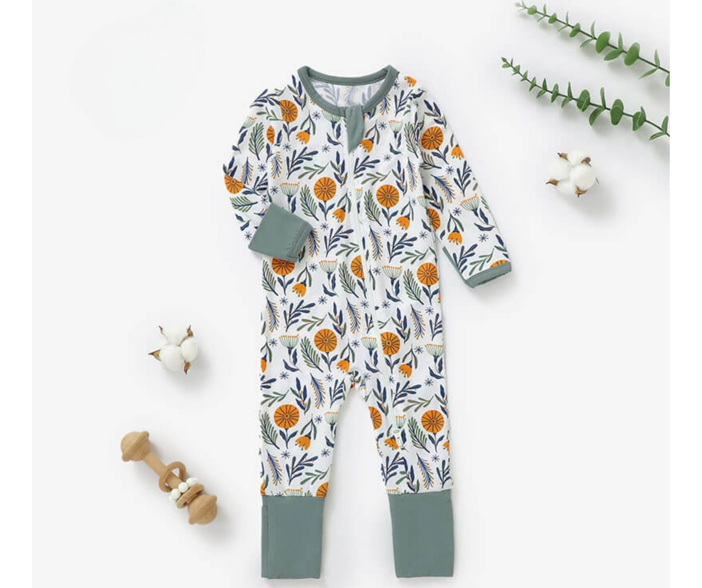 Harvest Flora Convertible Footie