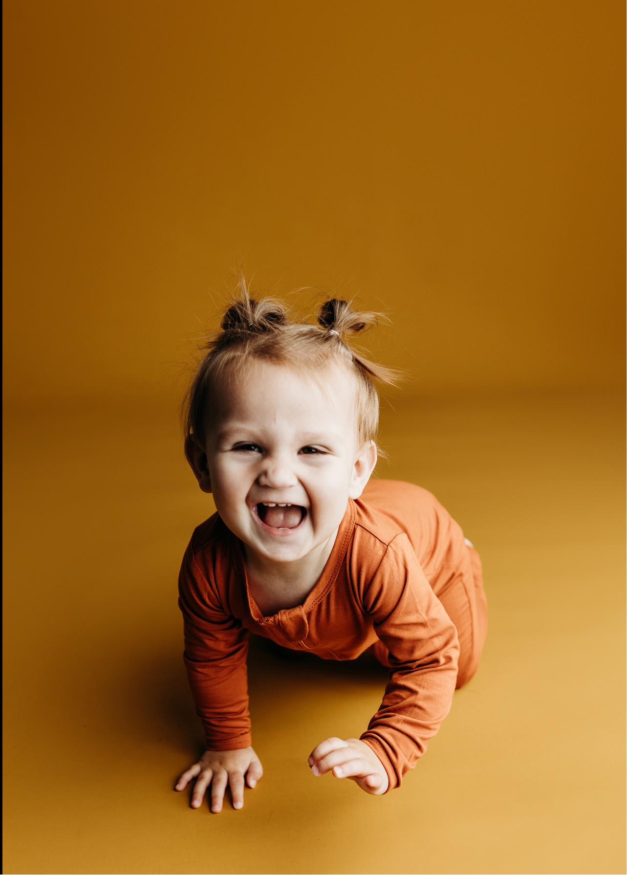 Burnt Orange Convertible Footie