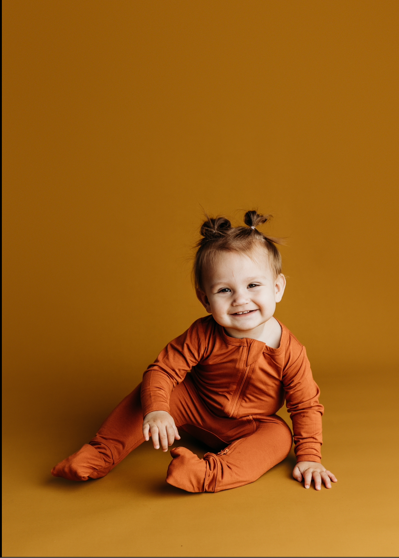 Burnt Orange Convertible Footie