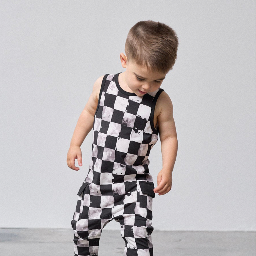 Checkered Romper