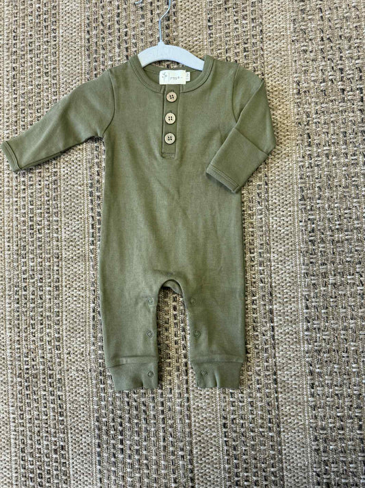 Olive Footless Romper