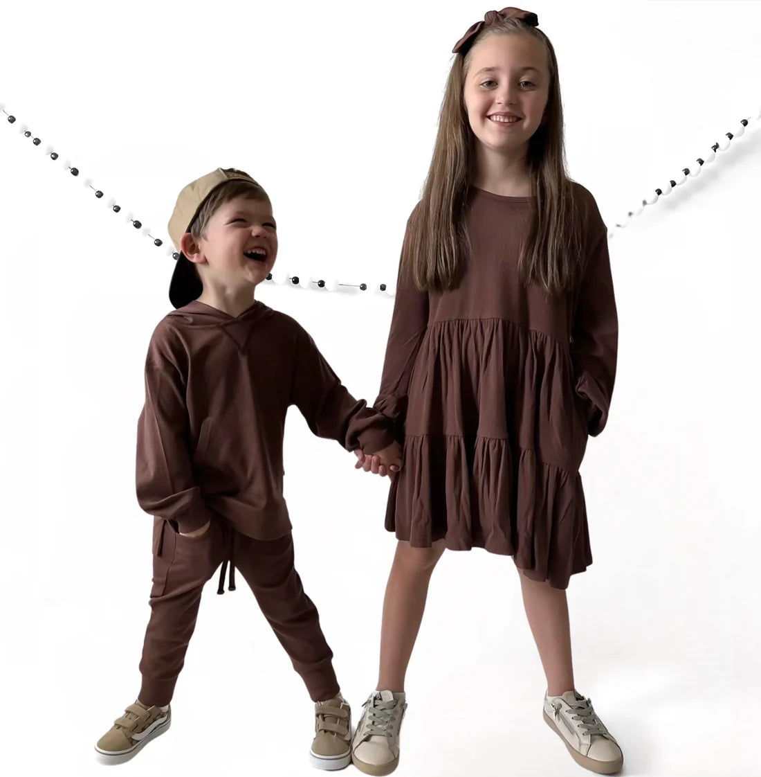 Bamboo Ribbed Dress - Cocoa