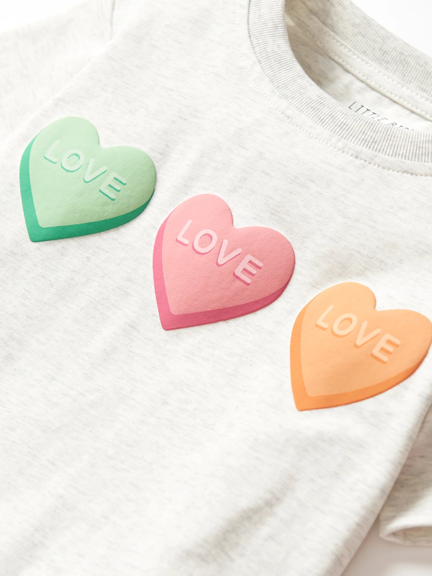 V-Day Boxy Tee - Grey